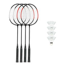 SVP PLAY - 4pk Steel Badminton Rqt Set W Net (SSO-047B4)