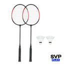 SVP PLAY - 2pk Steel Badminton Rqt Set (SSO-047A2)