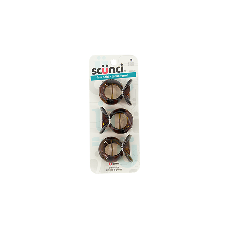 Conair - Scunci 3pk Fish Jaw Clip (94269C)