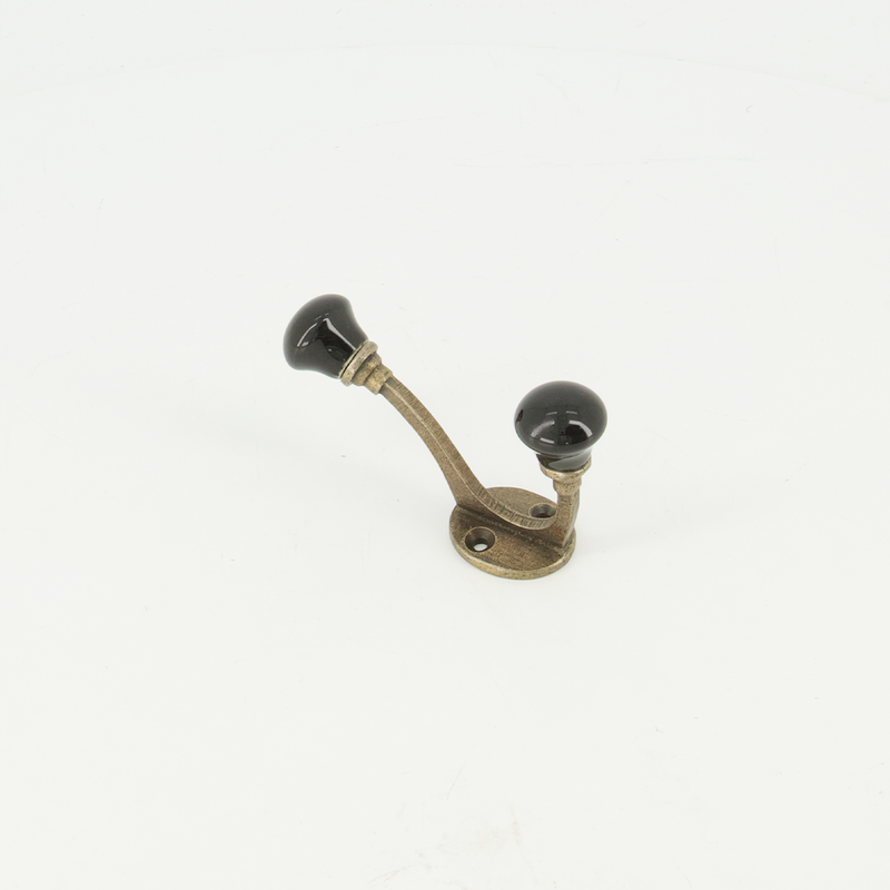 Simone Black Cap Wall Hook (4156-JM2584-00)