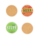 Sonia Bottle Cap Coasters - set of 4 (9044-NX7756-S4)