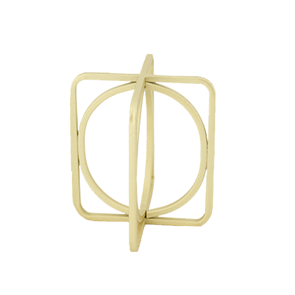 Sq & Circle Metal Table Decor - S (7808-NM8191-0S)
