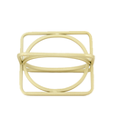 Sq & Circle Metal Table Decor - S (7808-NM8191-0S)