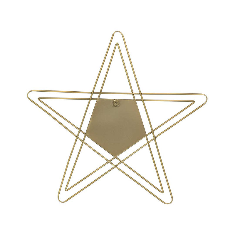 Star Wall Decor With Mirror (7168-NM8365-00)