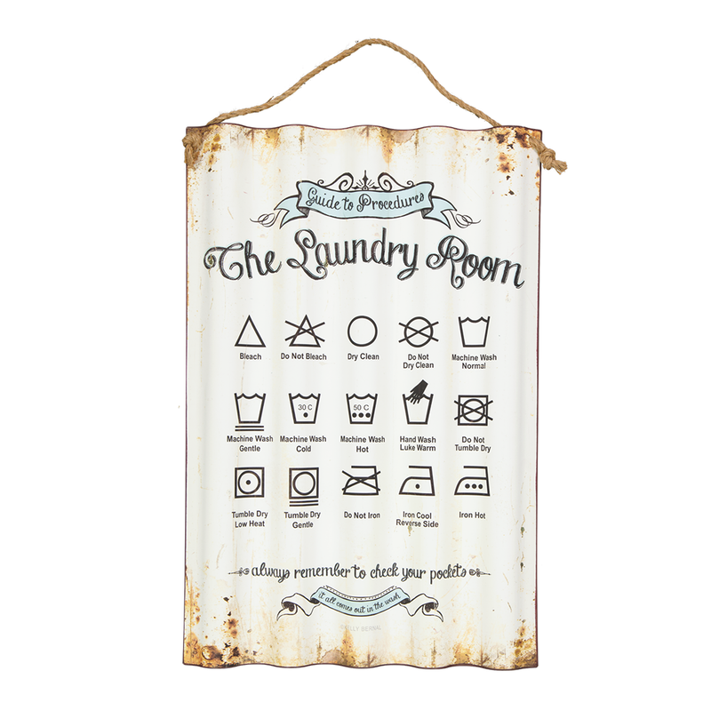 The Laundry Room Metal Plaque (9044-TX6692-00)