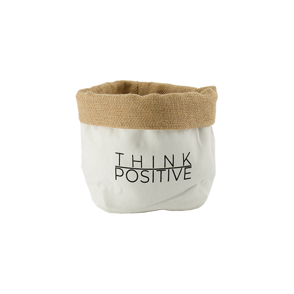 "Think Positive" Flower Pot Holder (9876-JM3397-00)