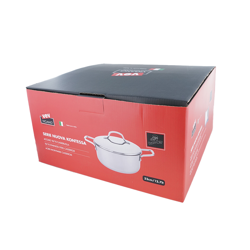 Vev Vigano - 32cm/12.7lt Casserole w/Lid (VEV-40932)