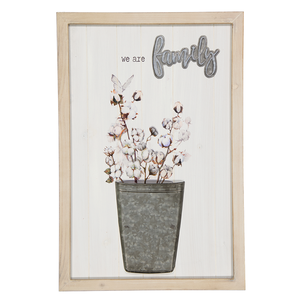 "We Are Family" Wall Decor (7555-DM2313-00)