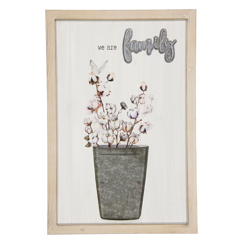 "We Are Family" Wall Decor (7555-DM2313-00)