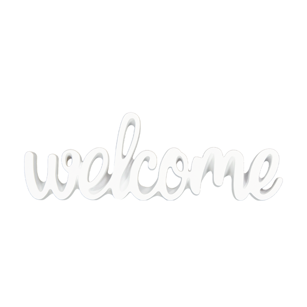"Welcome" Table Decor (9117-KM7316-00)