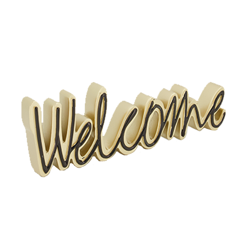 "Welcome" Table Decor (9117-NM7506-00)