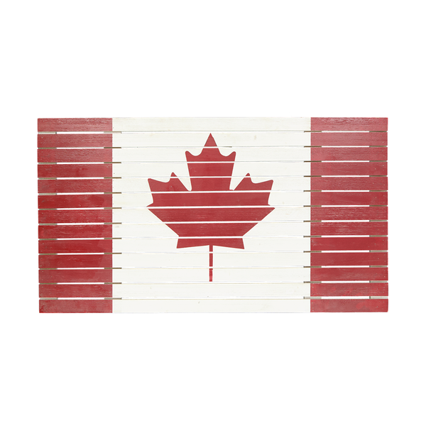 Wooden Canada Flag Wall Frame (9277-BM2257-00)