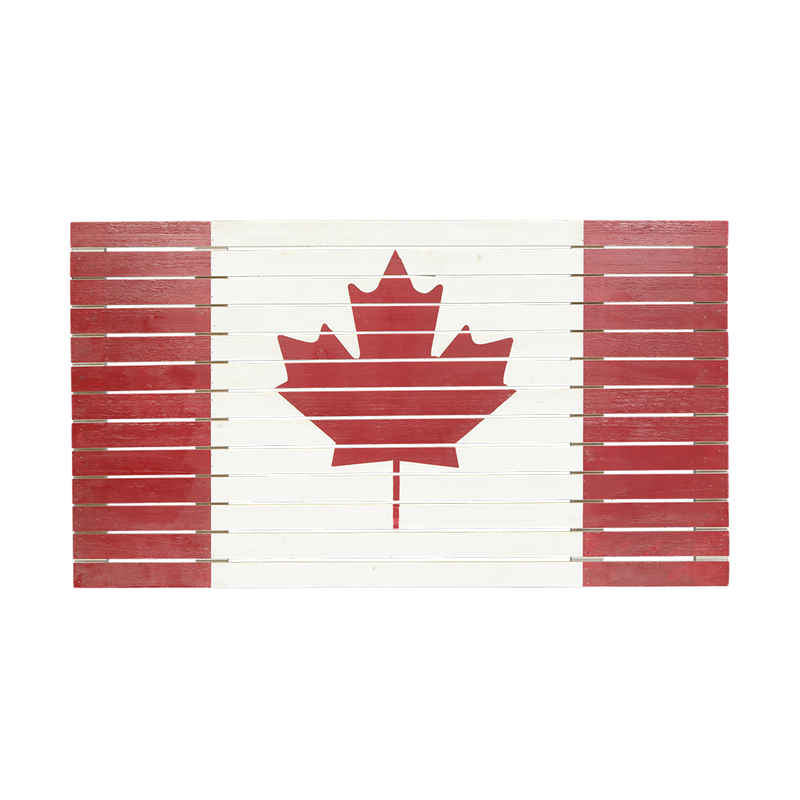 Wooden Canada Flag Wall Frame (9277-BM2257-00)