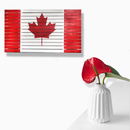 Wooden Canada Flag Wall Frame (9277-BM2257-00)