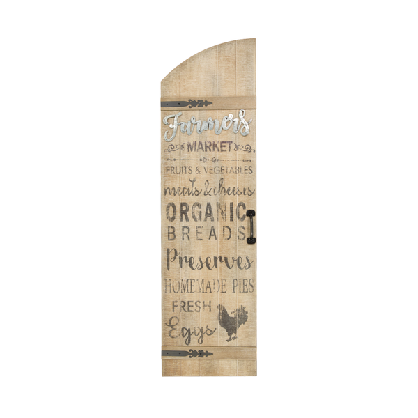 Wooden Farmers Market board (7890-DM6646-00)