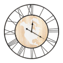 World Map Roman Numbers Wall Clock (7199-JM9006-CK)