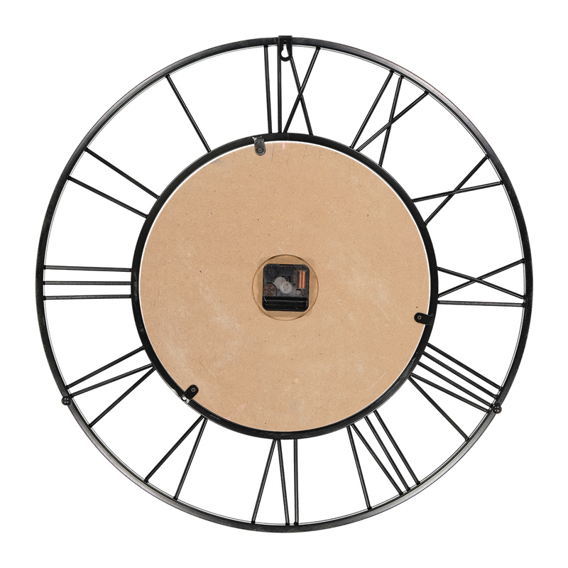 World Map Roman Numbers Wall Clock (7199-JM9006-CK)
