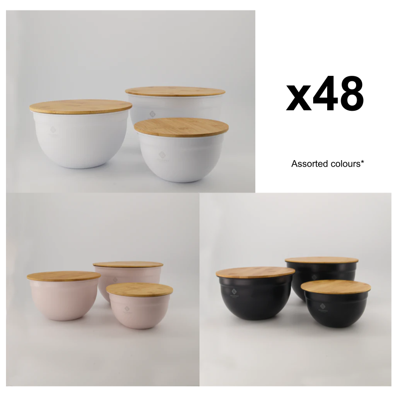 Gourmet Kitchen - Lot of 48 3-Piece Bowl Set (DM22011-2-48)
