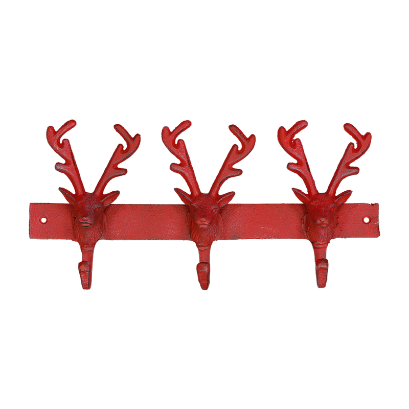 3 Deer Hooks - Red (8811-PX1285-RD)