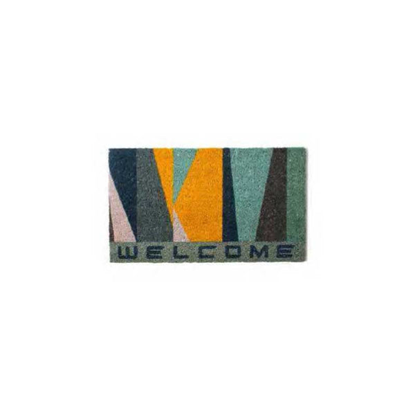 "Welcome" Geographic Print Mat (4222-WX3721-00)