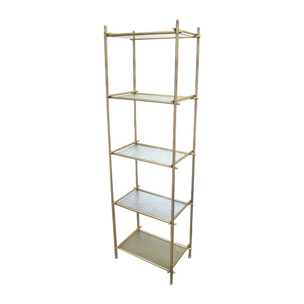 5-Level Glass Top Metal Shelf (7603-GM4522-00)