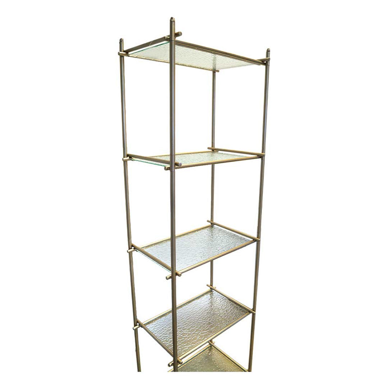 5-Level Glass Top Metal Shelf (7603-GM4522-00)