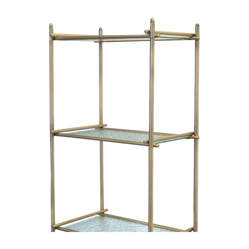 5-Level Glass Top Metal Shelf (7603-GM4522-00)