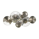 6 Connected Circles Metal Wall Art (7528-GM3655-00)