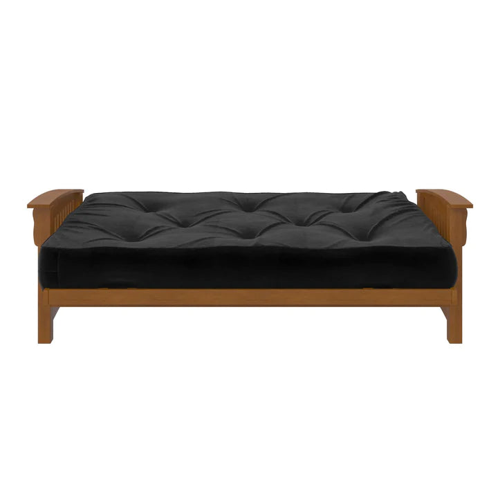 Signature Sleep - 8" Coil Futon Mattress in Black Microfiber - FULL (5424096)