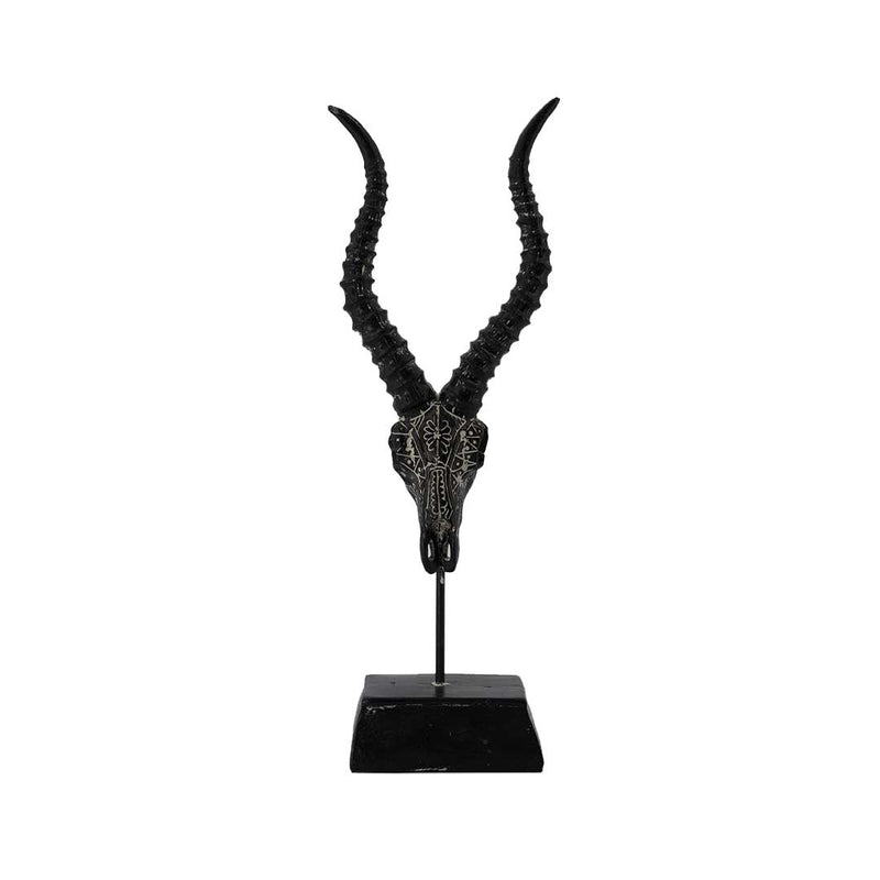 Antelope Bust On Stand Table Decor (7345-EM0428-00)
