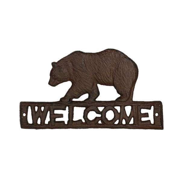 Bear "Welcome" Sign (8817-DM2782-00)