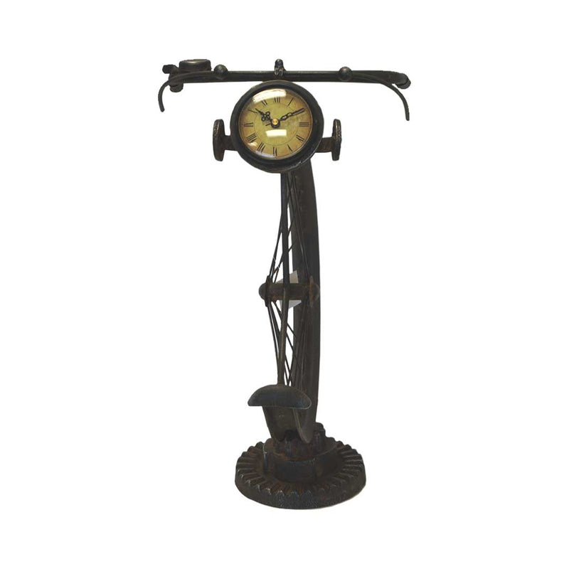 Bicycle Metal Table Clock (7168-EM0480-CK)