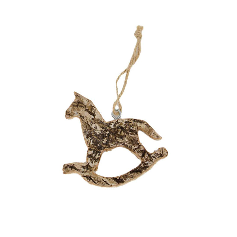 Birch Bark Horse Ornament (M177-400451-00)