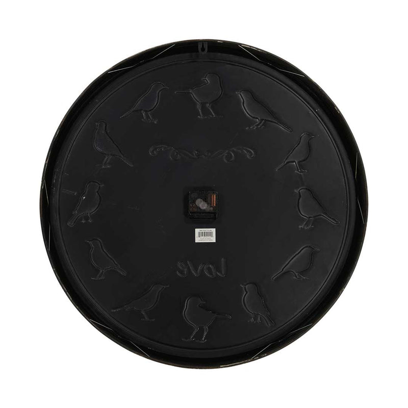 Birds Round Wall Clock (7805-EM1733-BX)