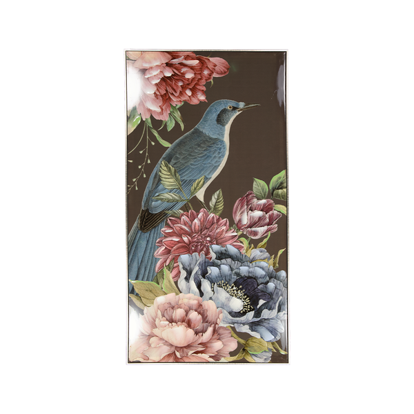 Bluebirds Among Flowers Canvas Wall Art (0073-HM9053-00)