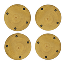 Chateau Joullian Wooden Coaster - Set of 4 (9044-DM6773-00)