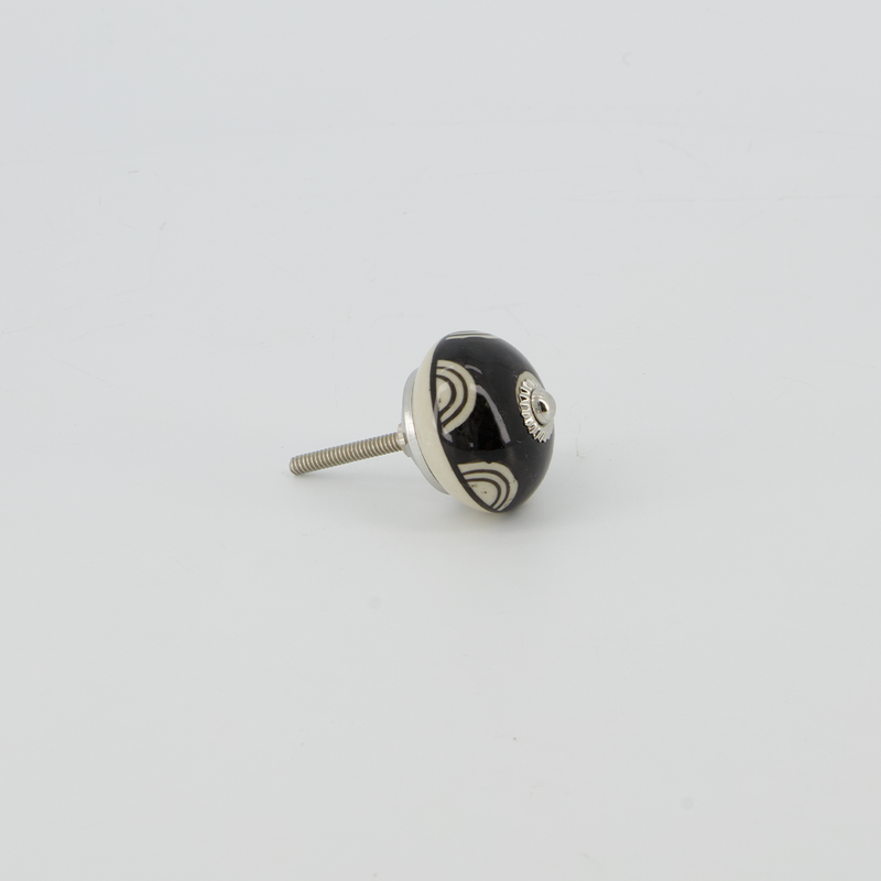 Crown Ceramic Door Knob (4156-HM9655-00)