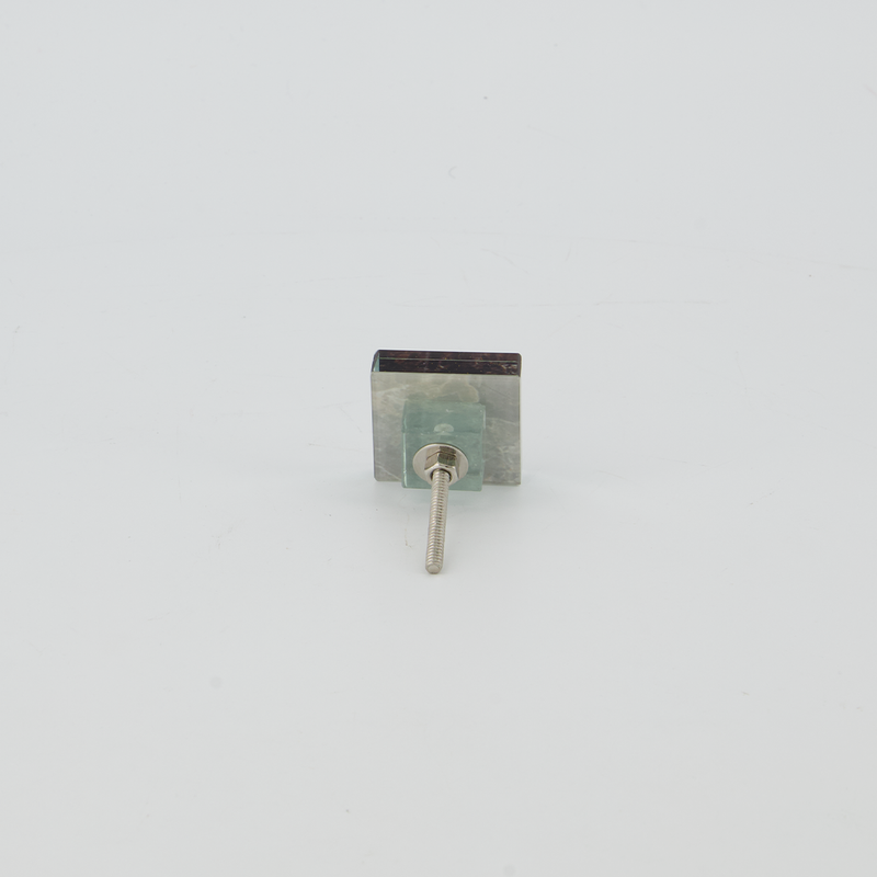Crystal Square Glass Door Knob (4156-HM9642-00)