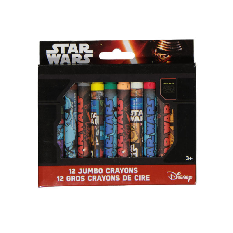 Disney - Star Wars Jumbo Crayons (12pc) (43225)