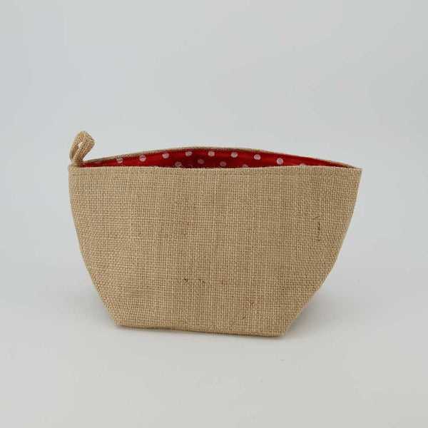 Fabric Storage Basket With Dots Large (9956-EM1321-00)