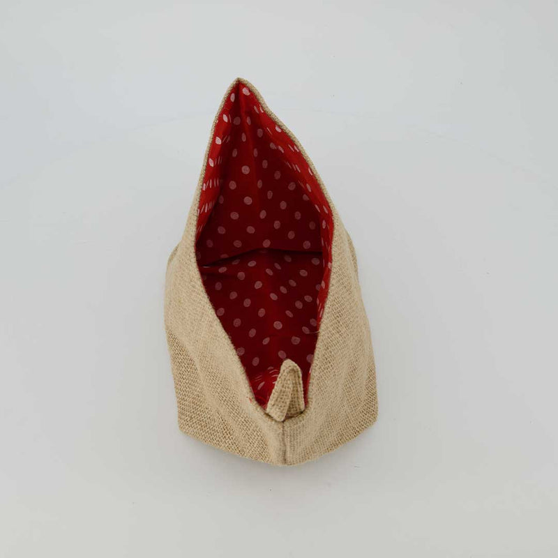 Fabric Storage Basket With Dots Large (9956-EM1321-00)