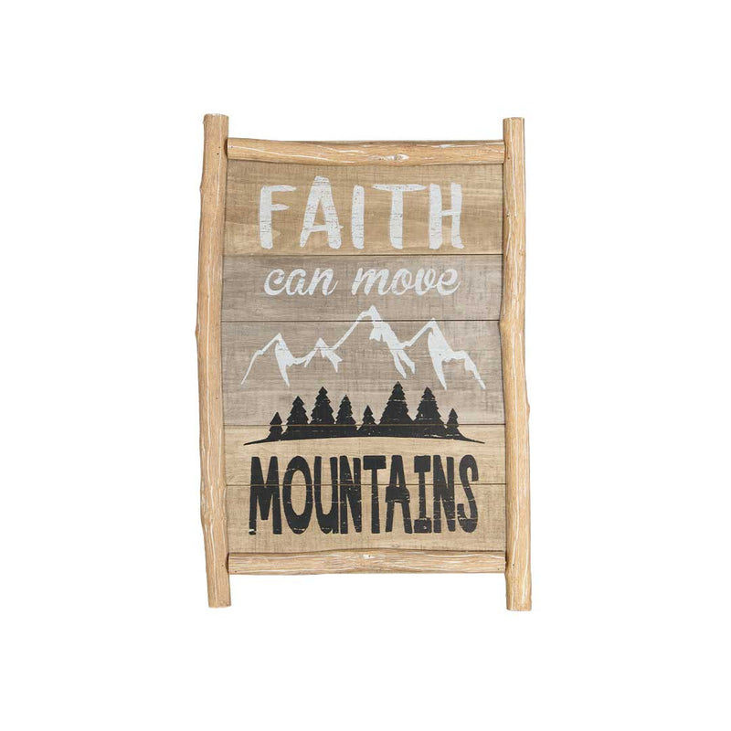 "Faith Can Move Mountains" Framed Wall Plaque  (9044-EM0198-00)