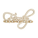 "Family" Wall Decor With Hooks (7890-DM6648-00)