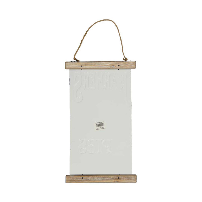 Farmers Market Plaque With Rope (9277-DM1666-00)