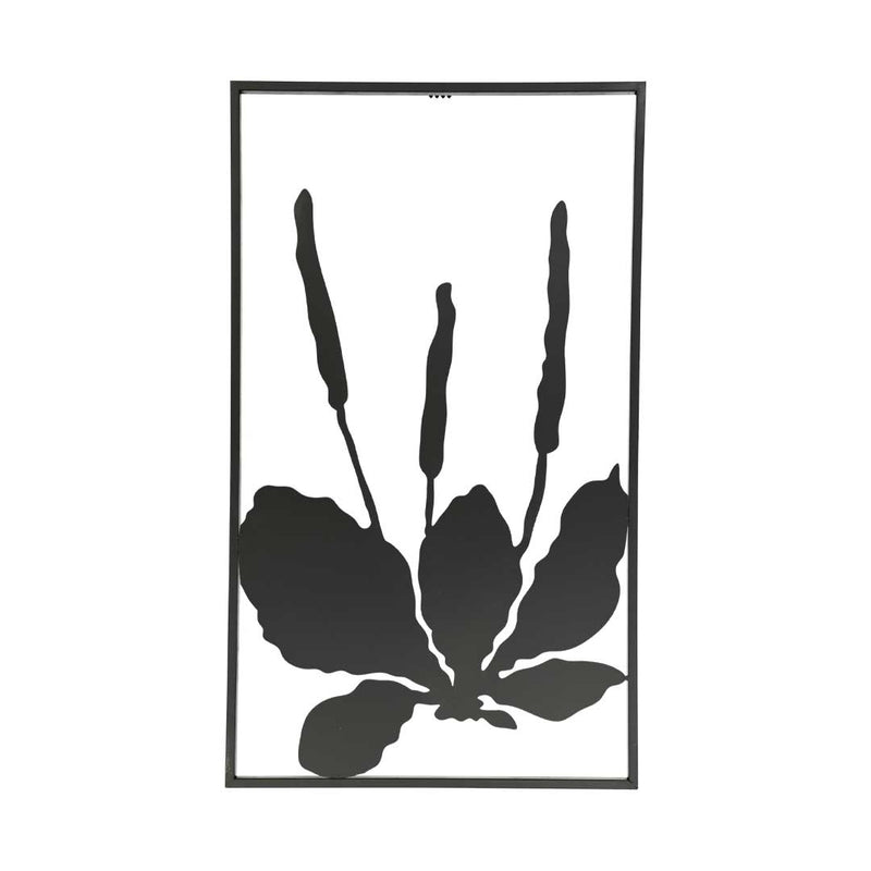 Flower Silhouette Framed Wall Decor (9118-HM8502-00)