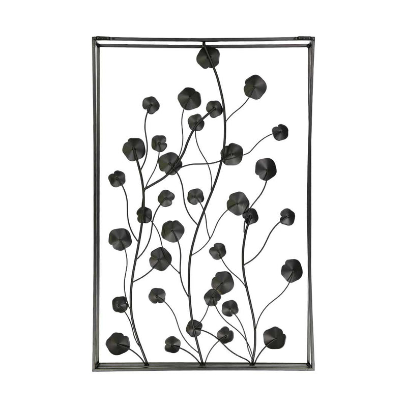 Flowers Vertical Metal Wall Decor (7321-EM1916-BX)