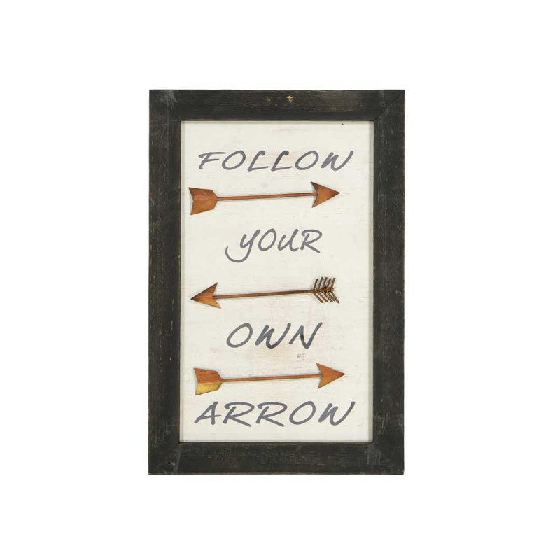 "Follow Your Own Arrow" Wall Decor (9277-EM1144-00)
