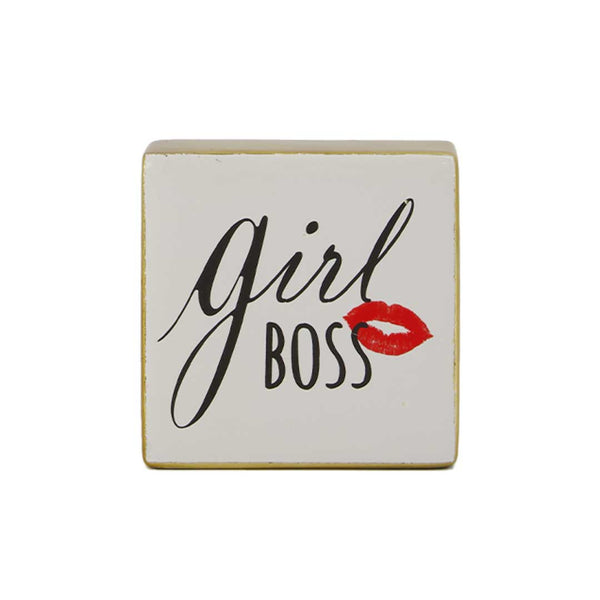 "Girl Boss" Ceramic Table Decor (9712-EM1892-00)