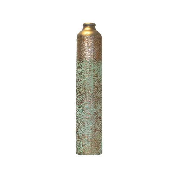 Gold 2 Tone Metal Floor Vase (7808-DM6259-00)