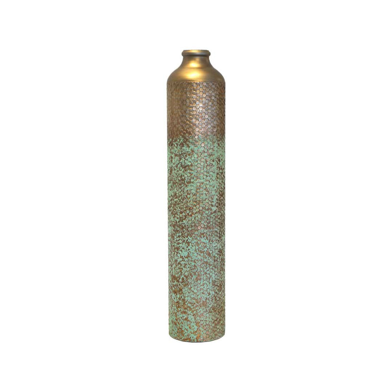 Gold 2 Tone Metal Floor Vase (7808-DM6259-00)